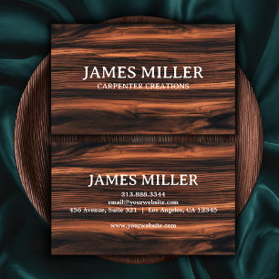 Carte De Visite Construction de menuiserie professionnelle tendanc