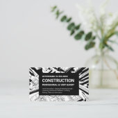 Carte De Visite Construction de modèle audacieux (Debout devant)