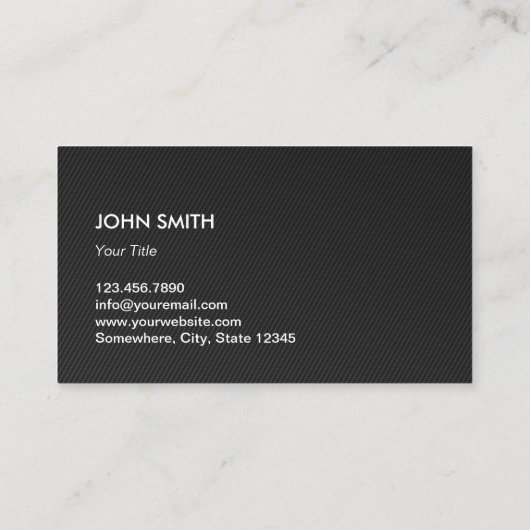 Carte De Visite Construction de monogrammes métalliques profession (Dos)