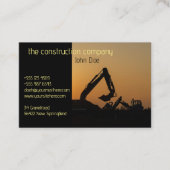 Carte de visite Construction de qualité pour l'ave (Devant)