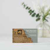 Carte De Visite Construction de revêtement de briques de ciment (Debout devant)