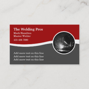 Carte De Visite Construction de soudage Cool Master