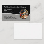 Carte De Visite Construction de soudure moderne (Devant / Derrière)