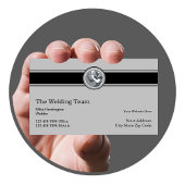 Carte De Visite Construction de soudure moderne rétro