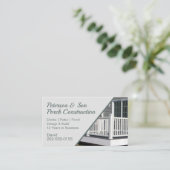 Carte De Visite Construction de terrasses de porche (Debout devant)