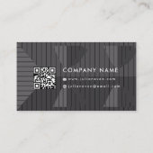 Carte De Visite Construction de toiture en argent brillant profess (Dos)