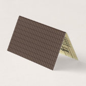 Carte De Visite Construction de toitures à quatre côtés Brown Roof (Dos)