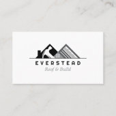 Carte De Visite Construction de toitures Accueil Outils d'améliora (Devant)