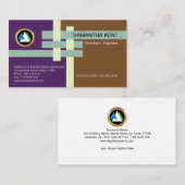 Carte De Visite Construction de verrouillage structurelle de (Devant / Derrière)