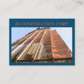 Carte De Visite Construction du bâtiment remodel de l'architecte d (Devant)