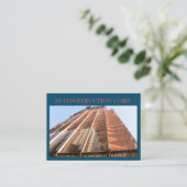 Carte De Visite Construction du bâtiment remodel de l'architecte d (Debout devant)