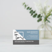 Carte De Visite Construction du cadre de marteau du bâtiment princ (Debout devant)