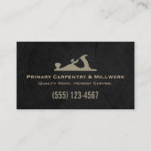 Carte De Visite Construction du planeur de bois de charpentier art (Devant)