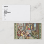 Carte De Visite Construction du temple de Solomon, illustration de (Devant / Derrière)