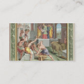 Carte De Visite Construction du temple de Solomon, illustration de (Dos)