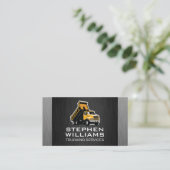 Carte De Visite Construction Dump Truck | Builders (Debout devant)