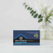 Carte De Visite Construction d'un bâtiment de construction de fenê (Debout devant)