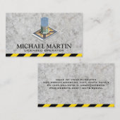 Carte De Visite Construction d'un gratte-ciel | chantier (Devant / Derrière)