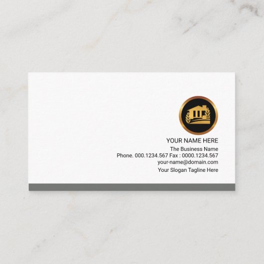 Carte De Visite Construction d'un toit rétro simple en motif (Dos)