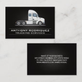 Carte De Visite Construction d'un véhicule semi-routier (Devant / Derrière)