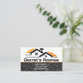Carte De Visite Construction d'une entreprise de toiture professio (Debout devant)