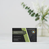 Carte De Visite Construction empilant l'ingénieur moderne concis (Debout devant)