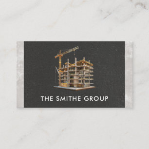 Carte De Visite Construction en cours   Échafaudage