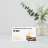 Carte De Visite Construction | Entrepreneur (Debout devant)