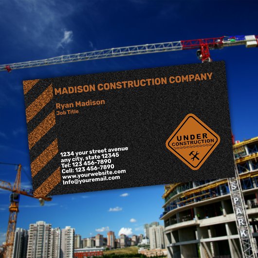 Carte De Visite Construction | Entrepreneur