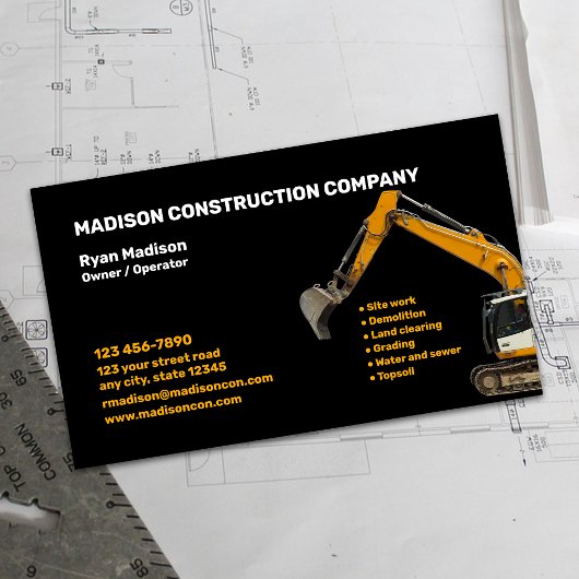 Carte De Visite Construction | Entrepreneur