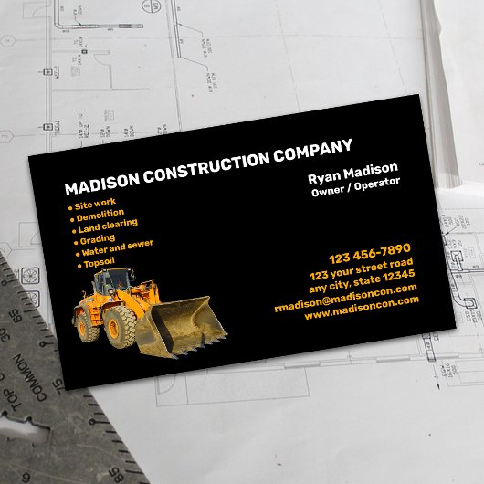 Carte De Visite Construction | Entrepreneur