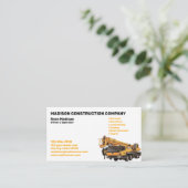 Carte De Visite Construction | Entrepreneur (Debout devant)