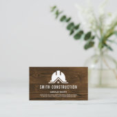 Carte De Visite Construction | Entrepreneur général | Bâtisseur (Debout devant)