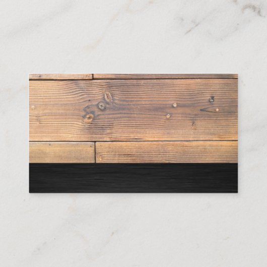 Carte De Visite Construction | Entrepreneur | Menuiserie (Dos)