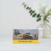 Carte De Visite Construction et entrepreneur (Debout devant)