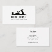 Carte De Visite Construction et menuiserie Carpenter (Devant / Derrière)