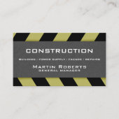 Carte De Visite Construction et services de béton (Devant)