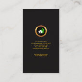 Carte De Visite Construction exquise de constructeur de maisons de (Dos)