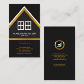 Carte De Visite Construction exquise de constructeur de maisons de (Devant / Derrière)