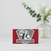 Carte De Visite Construction fraîche de bricoleur (Debout devant)