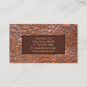 Carte De Visite Construction Handyman Cowboy Pays Ouest (Dos)