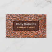 Carte De Visite Construction Handyman Cowboy Pays Ouest (Devant)