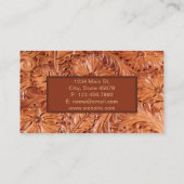 Carte De Visite Construction Handyman Cowboy Pays Ouest (Dos)