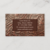 Carte De Visite Construction Handyman Cowboy Pays Ouest (Dos)