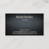 Carte De Visite Construction immobilière simple et professionnelle (Dos)