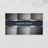 Carte De Visite Construction industrielle métallurgique broyée (Devant)