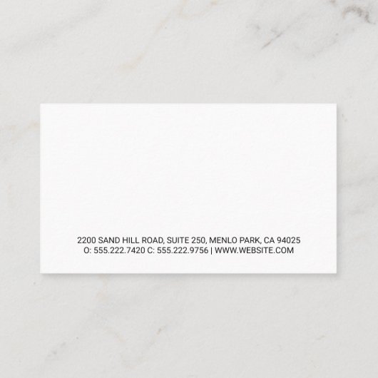 Carte De Visite Construction Logo | Builders | Engineering (Dos)