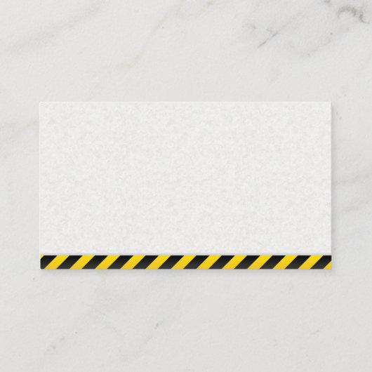 Carte De Visite Construction | Logo de Hardhat Hammers (Dos)