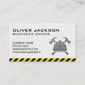 Carte De Visite Construction | Logo de Hardhat Hammers (Devant)