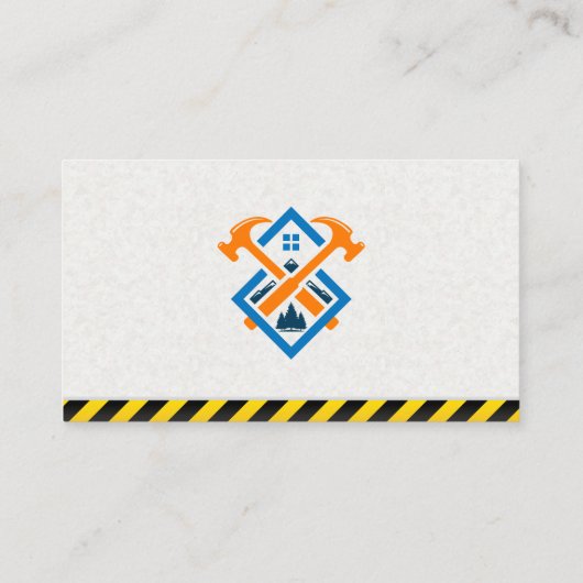 Carte De Visite Construction | Logo de la maison Hammers (Dos)